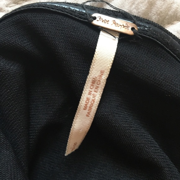 Free People Women’s Blue Strapless Chevron Knit Bandeau Fit & Flare Mini Dress - Picture 7 of 9